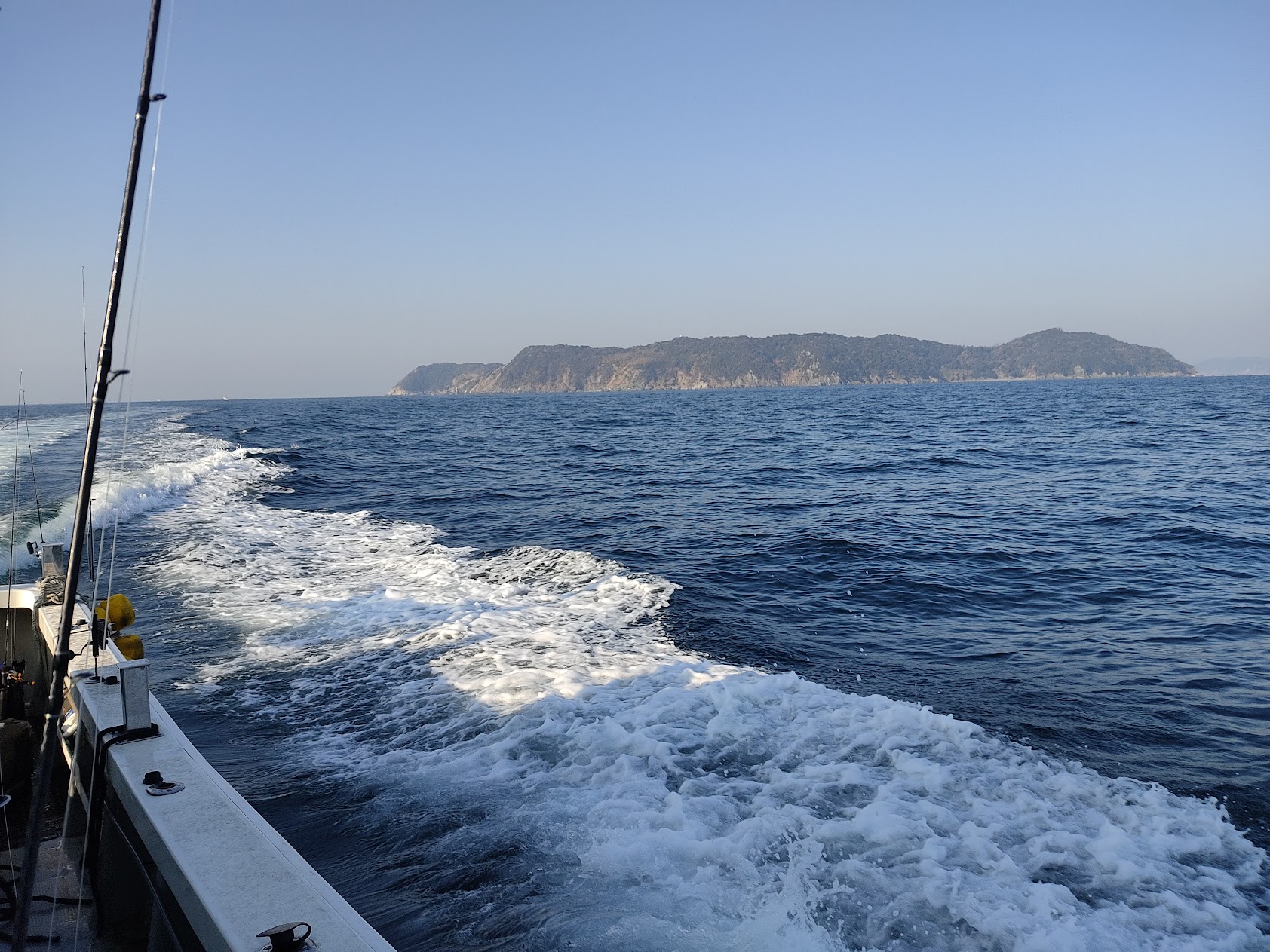 淡路島の沼島周辺における冬のタックルセッティング